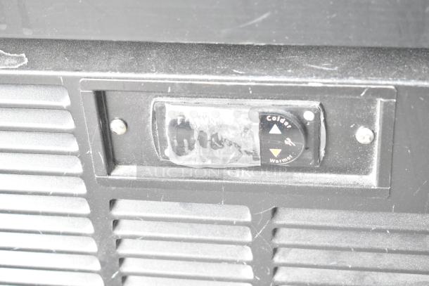 2019 Habco SE18 Commercial Cooler, single door, reach-in style, 115 volts, 1 phase, temperature controls visible.