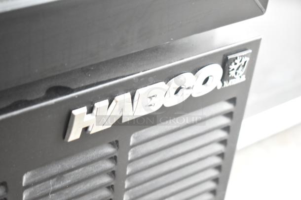 Alt text: Habco SE18HC commercial cooler with branding and vent detail visible, 115V, 1 Phase, 2019 model.