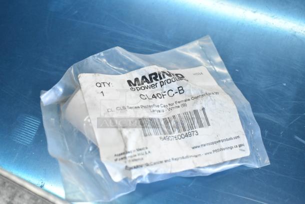 Marinco CL40FC-B protective cap for female connections in packaging; new condition.
