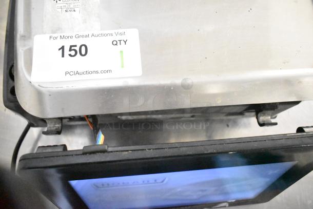 2018 Hobart HTi-7LH26 commercial countertop scale, tested and working, 120/208-240V, 1 phase, visible auction tag.