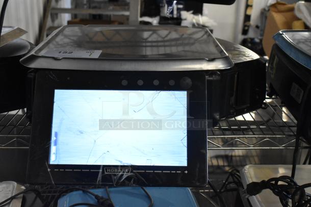 2019 Hobart HTi-LH3 commercial countertop scale with digital display, tested and working. Visible scratches on screen. 120/208-240V, 1 phase.
