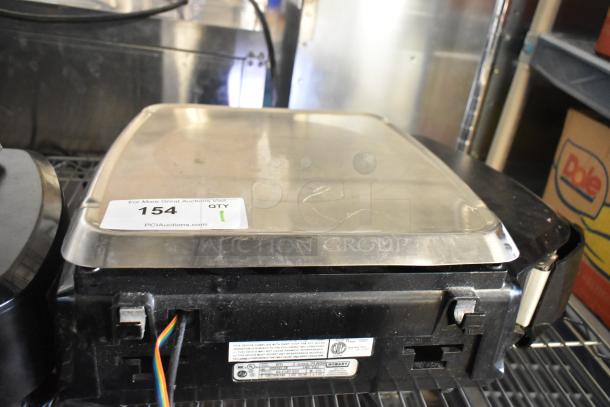 2018 Hobart HTi-7LH26 commercial countertop scale, tested, working, 120/208-240V, 1 phase, with auction tag "154".