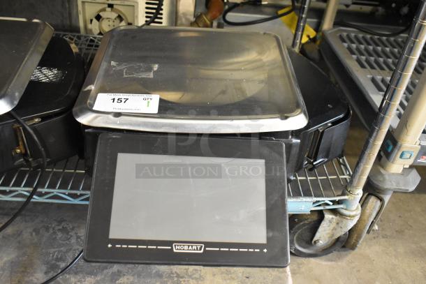 2017 Hobart HTi-7LH26 commercial countertop scale, tested and working, with touchscreen display. 120/208-240V, 1 phase.