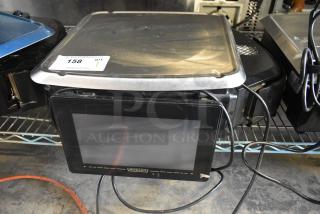 Hobart Commercial Countertop Scale, bent plug head, 120/208-240V, 1 Phase, untested. Model label visible on screen.