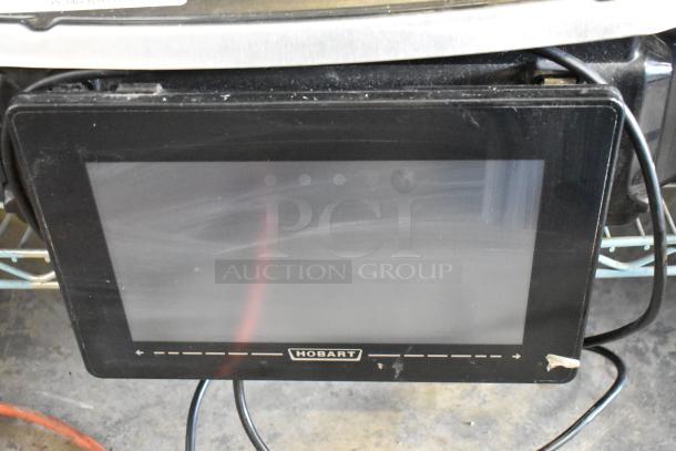 Hobart Commercial Countertop Scale, touch screen display, bent plug prohibits testing. 120/208-240 Volts, 1 Phase.