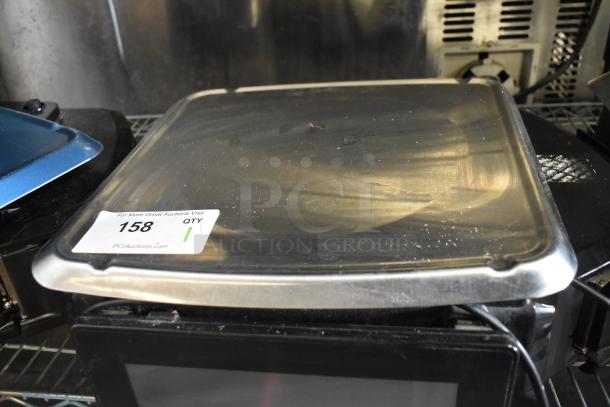 Hobart Commercial Countertop Scale, visible wear, bent plug head, not tested. Auction tag: 158. 120/208-240V, 1 phase.