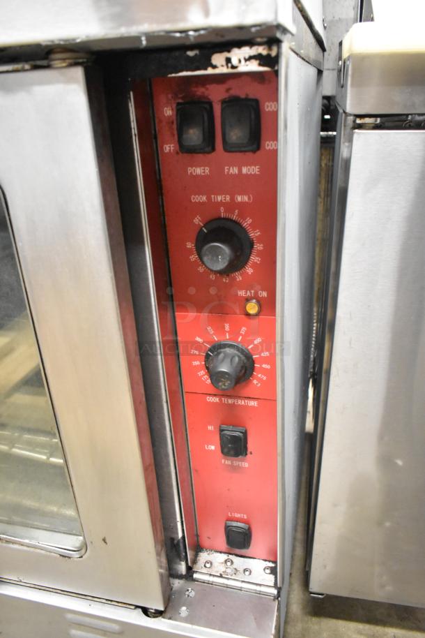Cooking Performance Group 351FGC100N commercial convection oven with view doors, thermostatic controls, 54,000 BTU.