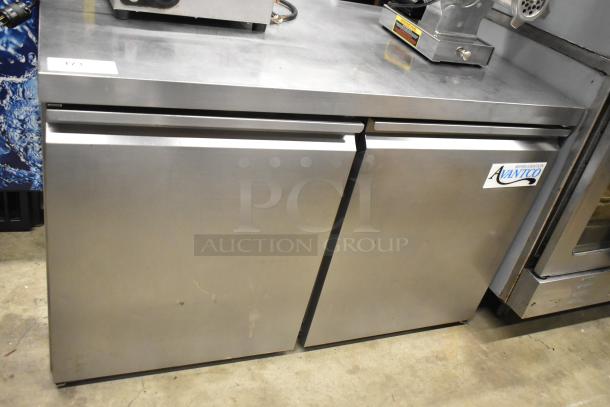 Avantco 178SSUC48RHC commercial undercounter 2-door cooler, stainless steel, 115 volts, 1 phase, very good condition.