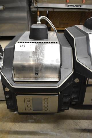 2019 Electrolux HSPP3BPRS panini press, commercial countertop model, stainless steel, 208V, visible controls, used condition.