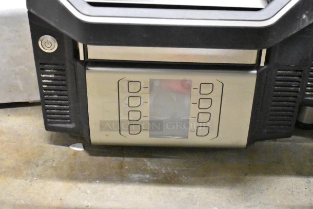 2019 Electrolux HSPP3BPRS commercial countertop panini press, 208 volts, 1 phase, digital controls, used condition.