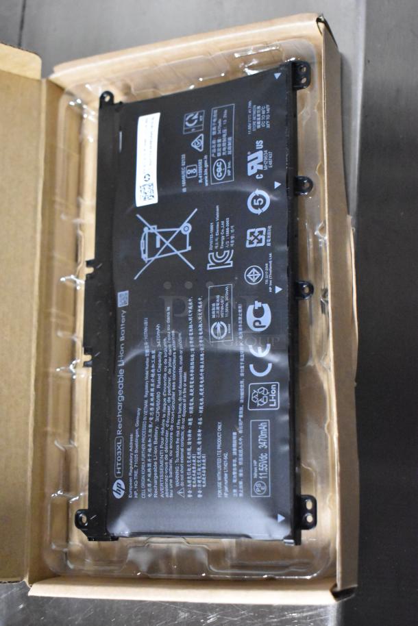 3-pack includes 2 HT03XL-BTI Li Polymer Batteries with labels and a Fargo DTC Color Ribbon, packaged in original box.