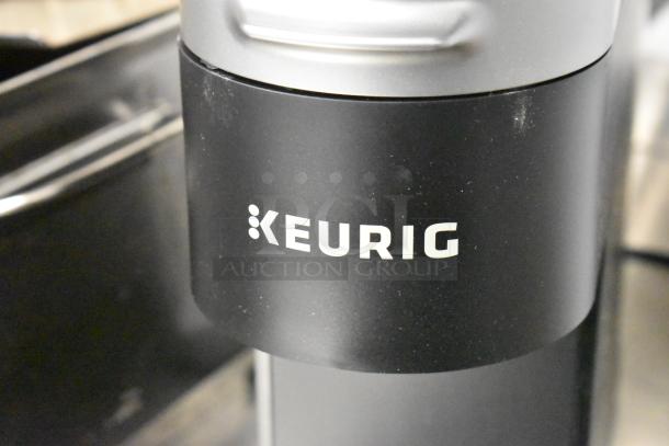 IN ORIGINAL BOX! Keurig K Slim single cup coffee machine, 120 volts, 1 phase. Appears in excellent condition.