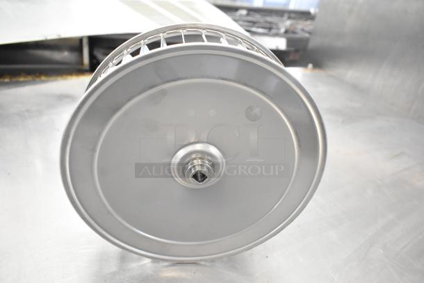 Brand new Cadco/Unox blower wheel component shown. Part of a 20-item package including ballasts.