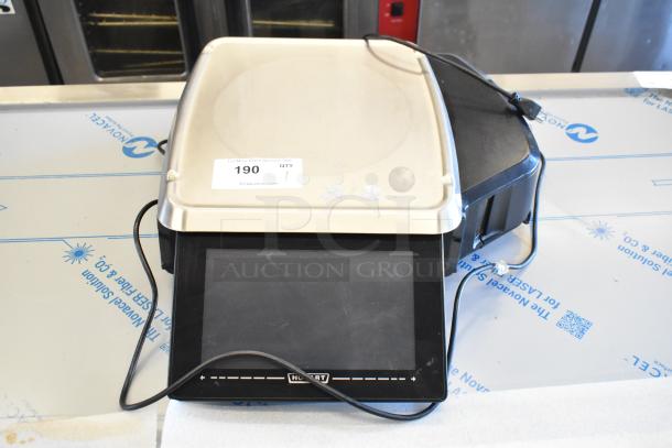 2017 Hobart HTi-7LH26 commercial countertop scale, tested, 120/208-240 volts, 1 phase. Label indicates lot 190.