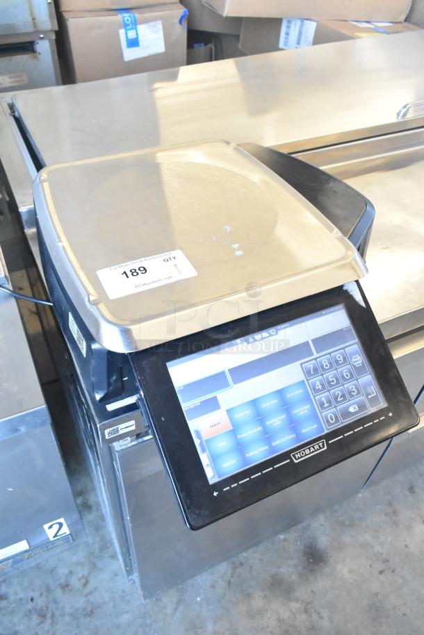 2017 Hobart HTi-7LH26 commercial countertop scale with touch screen. Tested, working condition. Model HTi-7LH26 label visible.