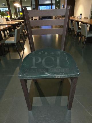 Set of 4 heavy-duty metal frame restaurant dining chairs, CHR-S-DINE-0675, by Commercial Restaurant Furniture.