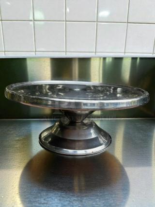 Stainless steel cake display stand, outstanding condition, by Commercial Restaurant Equipment, model CAK-S-STD-0677.