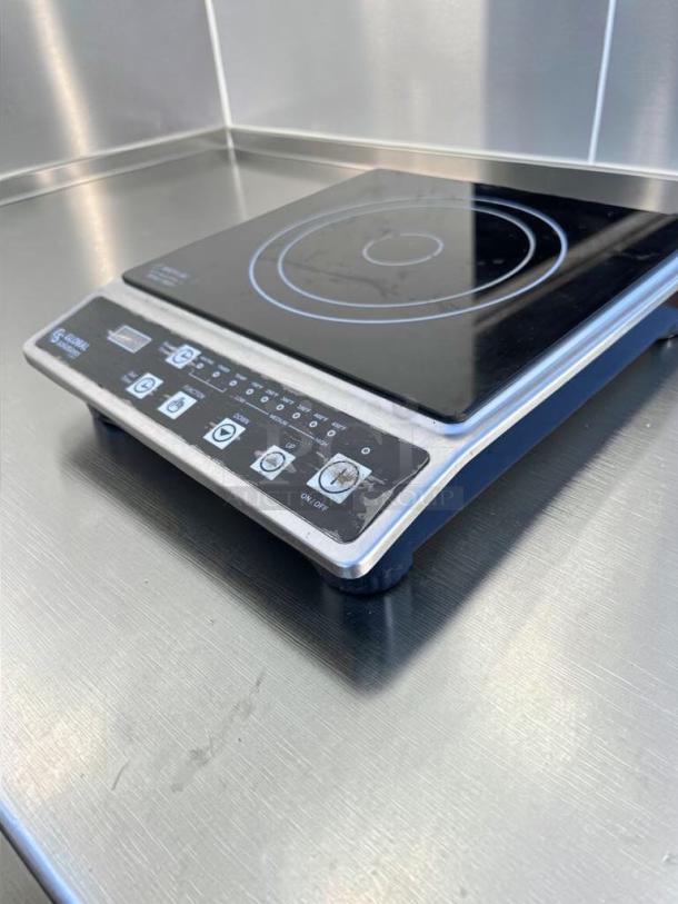 Outstanding condition Global Solutions GS1561 commercial induction cooker, 1800W, NSF certified, fully tested, operational.