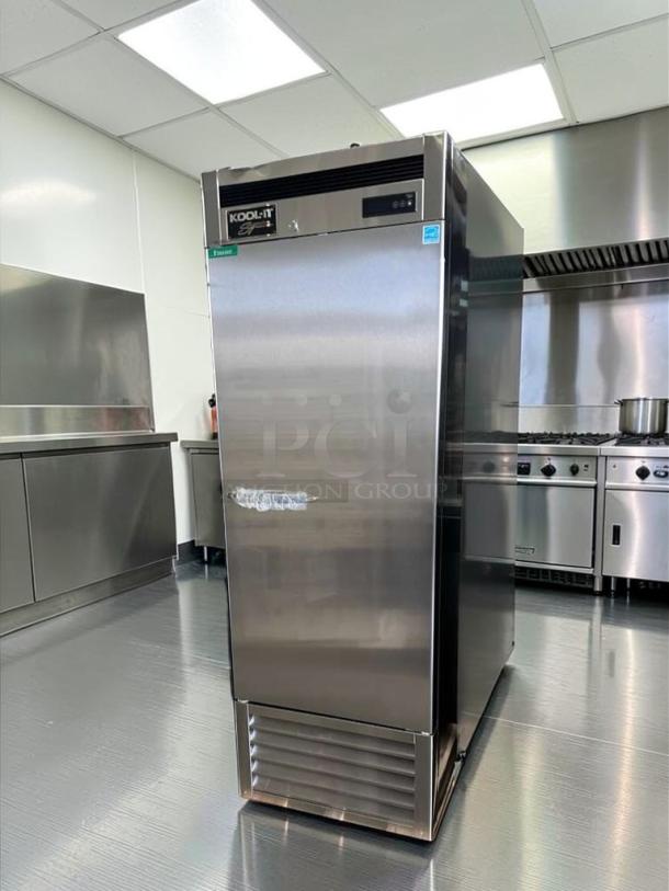Brand new Kool-It KBSF-1 commercial stainless steel freezer, 20.5 cu. ft., R290 refrigerant, ETL & NSF listed.