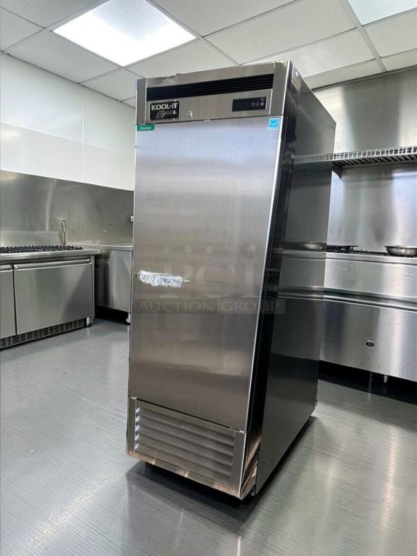 Brand new Kool-It KBSF-1 commercial reach-in freezer, 20.5 cu. ft., stainless steel, ETL & NSF listed, uses R290 refrigerant.