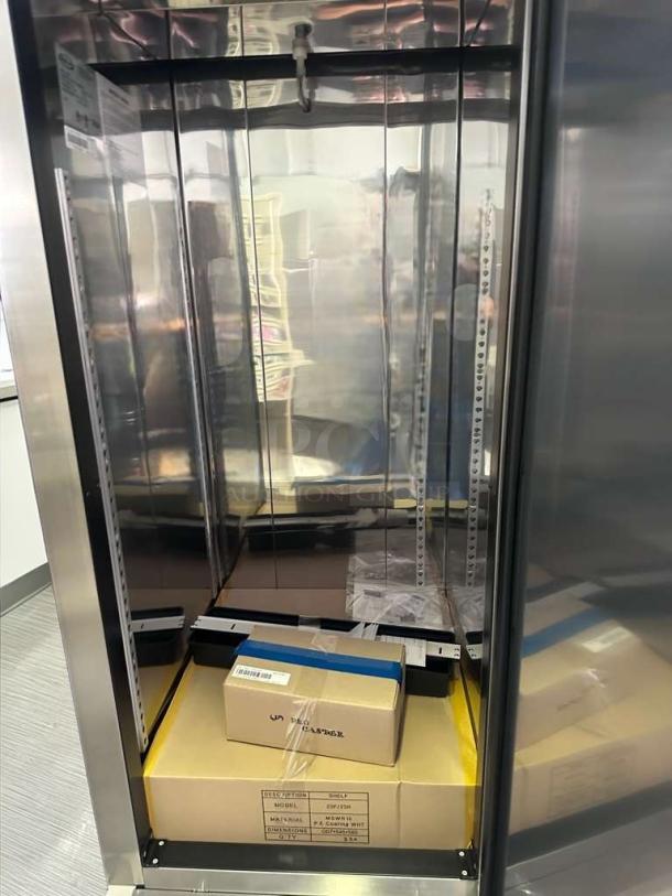 Brand new Kool-It KBSF-1 commercial reach-in freezer, 20.5 cu. ft., stainless steel, R290 refrigerant, ETL & NSF listed.