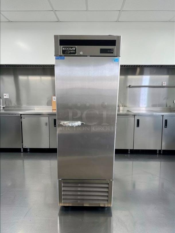 Brand new Kool-It KBSR-1 commercial refrigerator, 20.5 cu. ft., stainless steel, R290 refrigerant, ETL & NSF listed.