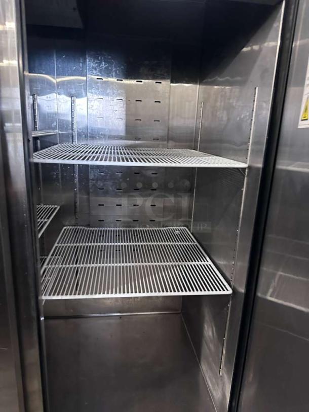 Brand new Atosa MBF8508GR 3-door reach-in commercial refrigerator, stainless steel, bottom mount compressor, ETL & NSF listed.