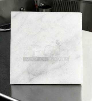 Carrara White Marble 4x4 Honed Tile, natural stone, outstanding condition, ideal for interior wall and backsplash use.