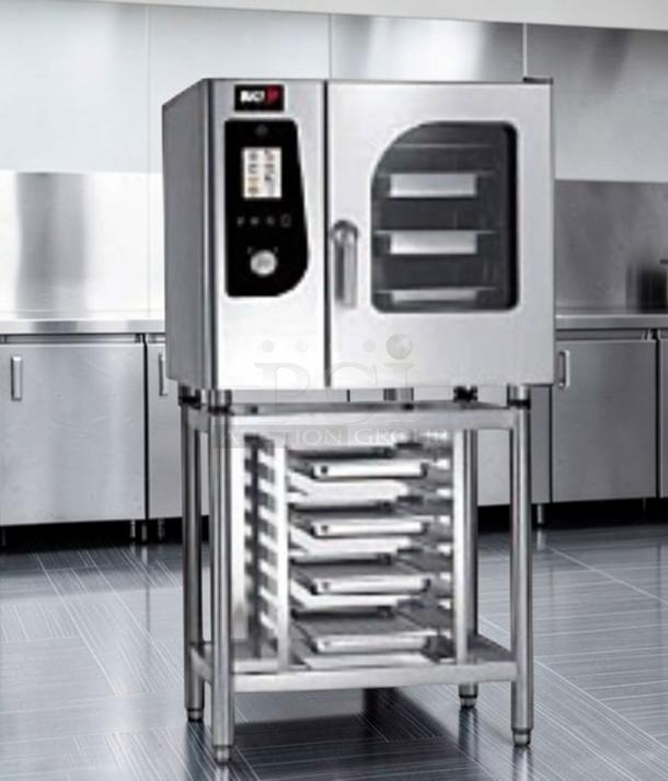 Prime condition BKI TE102R Combiking Combi Oven, 10-pan, programmable, stainless steel, 208V/3P, tested operational.