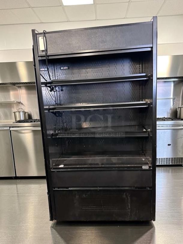 Immaculate Structural Concepts B42 refrigerated display case, 42-inch, open merchandiser, fully operational, commercial use.