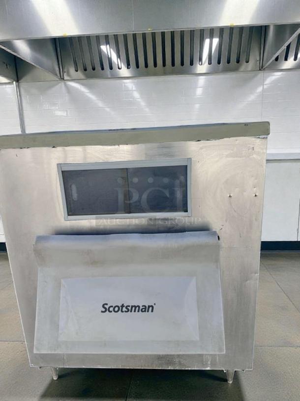 Commercial Scotsman BH1100BB-A ice storage bin in immaculate condition, NSF certified, fully inspected, ready for use.