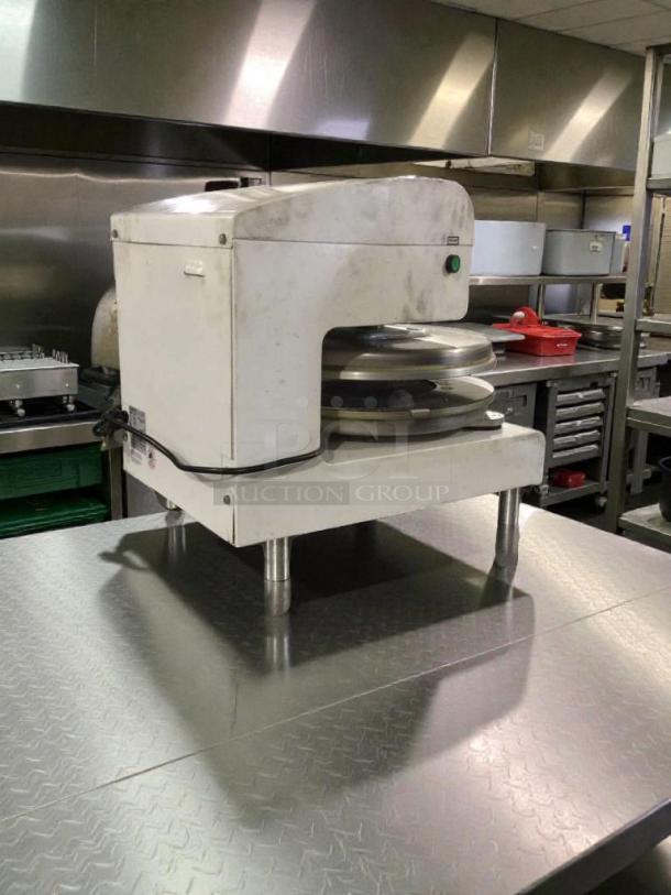 Immaculate DoughXpress D-TXE-2-18 dough press, 208–240V, single phase, fully tested, pristine condition, USA-made.