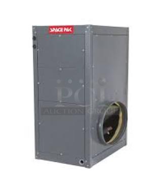 NEW IN BOX SpacePak high-velocity HVAC unit. Features small duct tech, whisper-quiet, optimal for modern comfort.