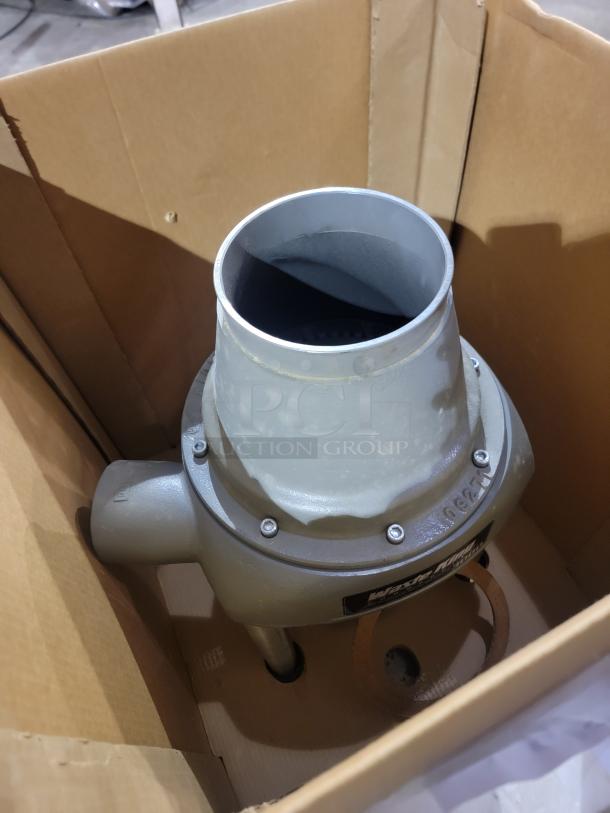 Brand-new Waste King Commercial 3000-3 garbage disposer with 3 HP Emerson motor in original box.