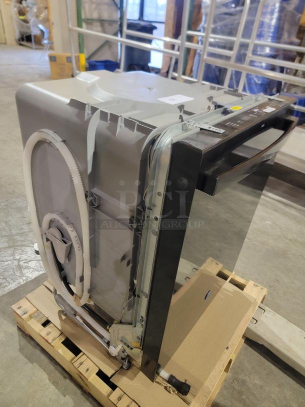 Brand new GE top-control dishwasher in sleek black, featuring Dry Boost, Steam Prewash, and Autosense technology.