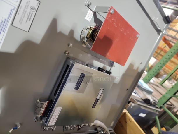 New Russelectric Model 2000 Automatic Transfer Switch in original crate, featuring Model 2000 Control System for power management.