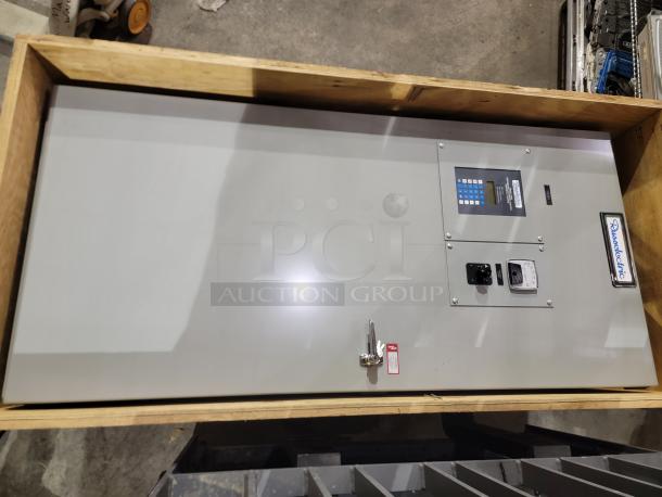 Brand-new Russelectric Model 2000 Automatic Transfer Switch in shipping crate. Features Model 2000 Control System.