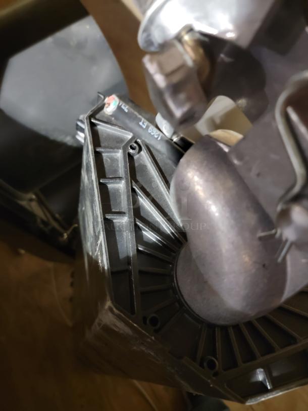 Lot of 5 McCain 3-section traffic signals, polycarbonate, durable, modular design, with deep visors for enhanced visibility.