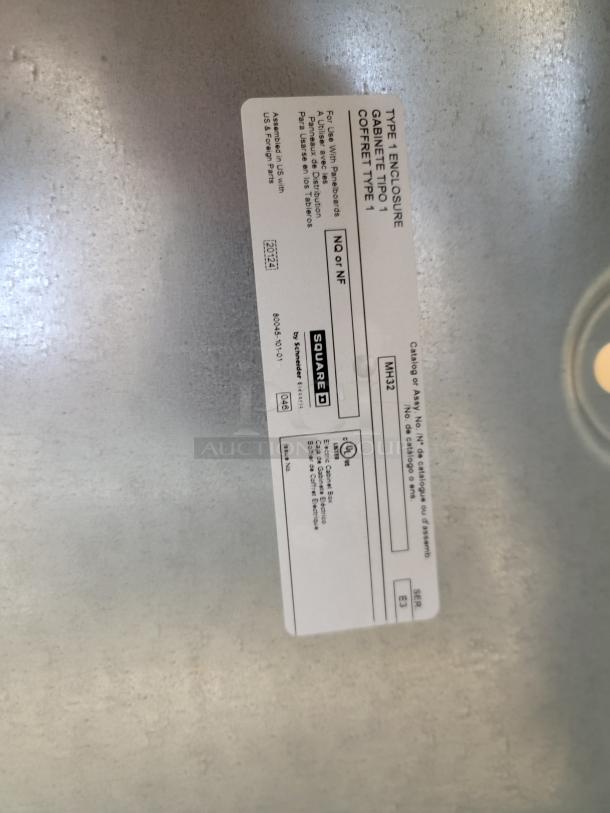 *NEW* Square D Lot of 3: MH32, MH38, MH50 panelboard enclosures with factory seals, UL certified for NQ/NF use.