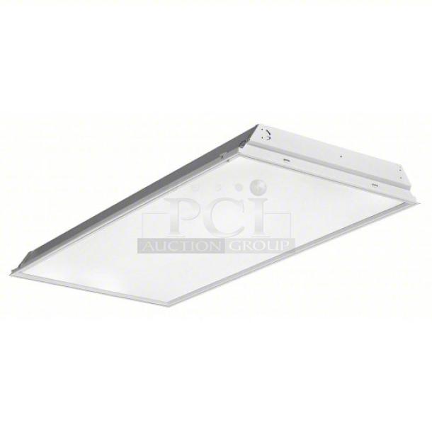 Lot of 20 new Modular International M4SEDI recessed LED fixtures, high-end, durable, minor damage on 2 units.