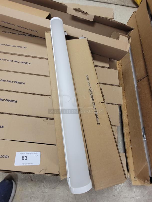 *NEW* Lithonia Lighting ZL1D LED strip lights, lot of 3. Includes 2-foot and two 4-foot fixtures, in original packaging.