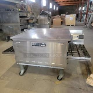 2023 Middleby Marshall PS536GS conveyor oven with 38" chamber, 26" belt, digital touch controls, and EMS for energy efficiency.