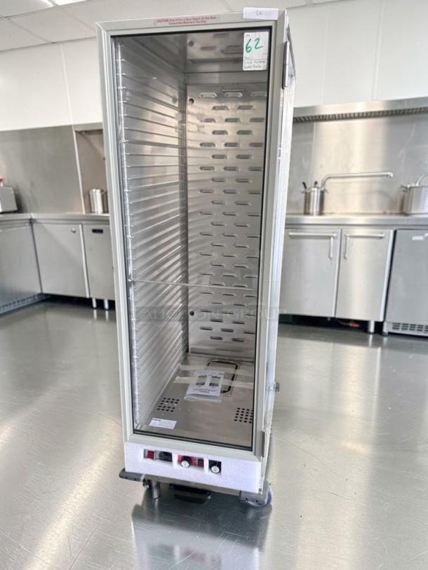 Brand new Sierra SHPI commercial heater proofer cabinet, full size, insulated glass door, 120V, UL & NSF listed.