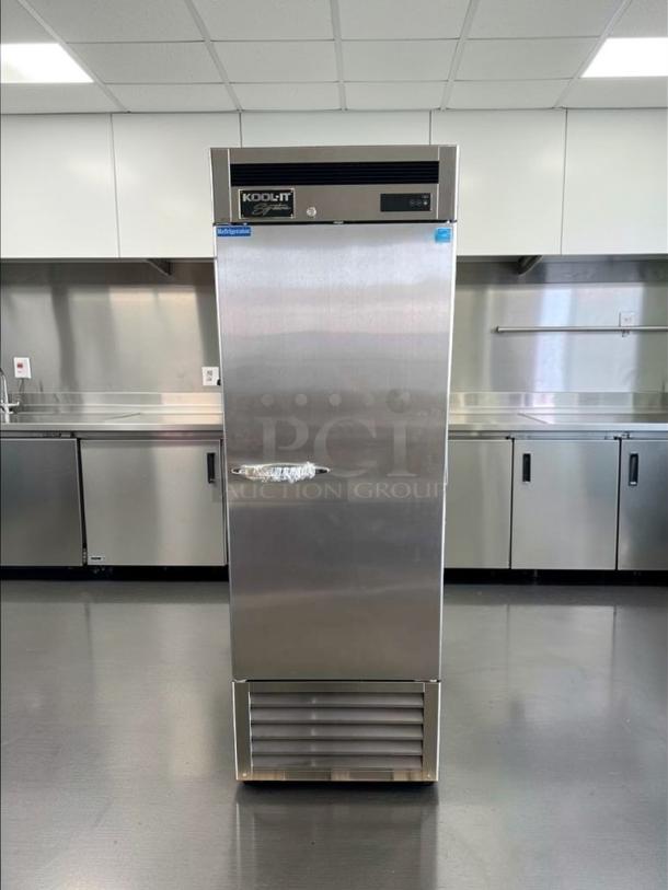 Brand new Kool-It KBSR-1 commercial refrigerator, 20.5 cu. ft., stainless steel, R290 refrigerant, ETL & NSF listed.