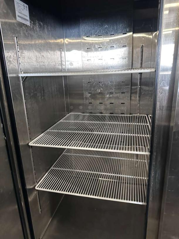 Brand new Atosa MBF8508GR 3-door commercial refrigerator, stainless steel, bottom mount compressor, ETL & NSF listed.