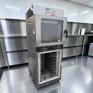 Nu-Vu OP-4/8M commercial oven and proofer combo, excellent condition, 208V, ETL & NSF listed, fully operational.