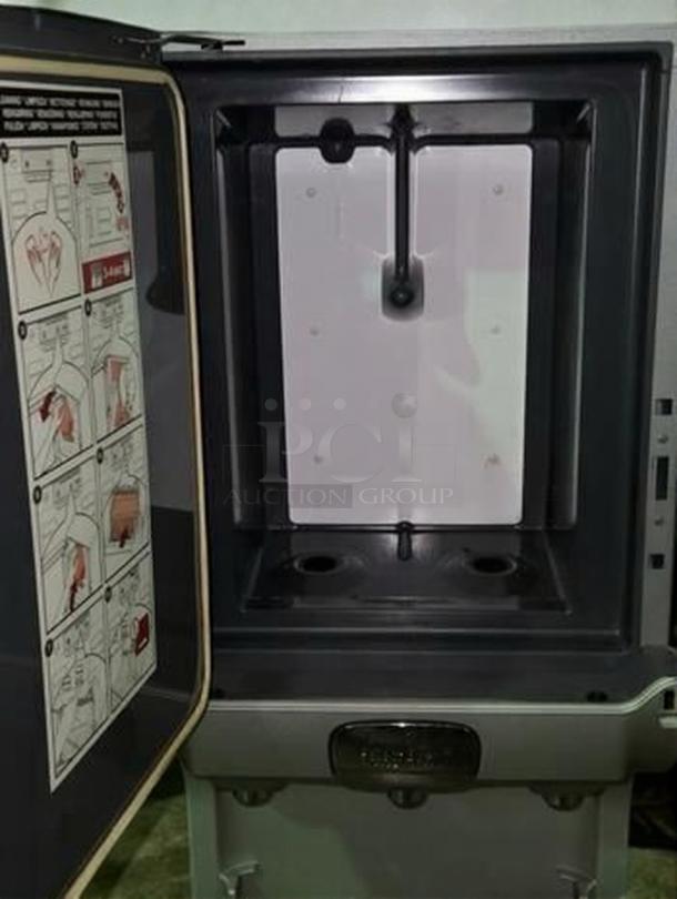 Top-Tier Condition Select Brew NG-300 Commercial Coffee Brewer, open view showing clean interior and operational instructions.