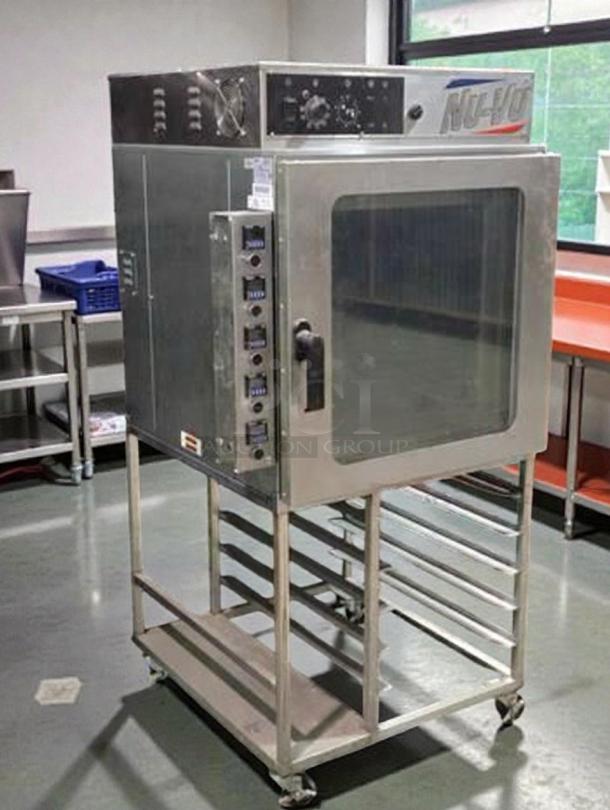 Nu-Vu RM-5T Commercial Electric Oven, 208V/3 Phase, ETL Listed, exceptional condition, fully tested, with control panel.