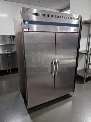 Everest ESR2 commercial reach-in refrigerator, stainless steel, high-grade condition, NSF & ETL listed, 115V.