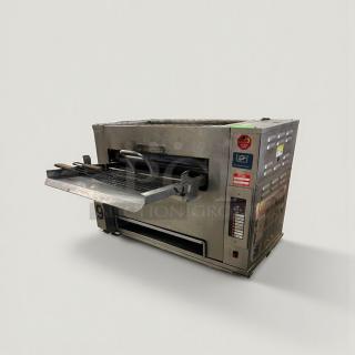 Immaculate Duke electric conveyor broiler oven, model DUK-L-BROIL-0527, tested and operational, St. Louis made.